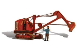 Woodland Scenics AS5566 HO Scale Vehicles - Backhoe