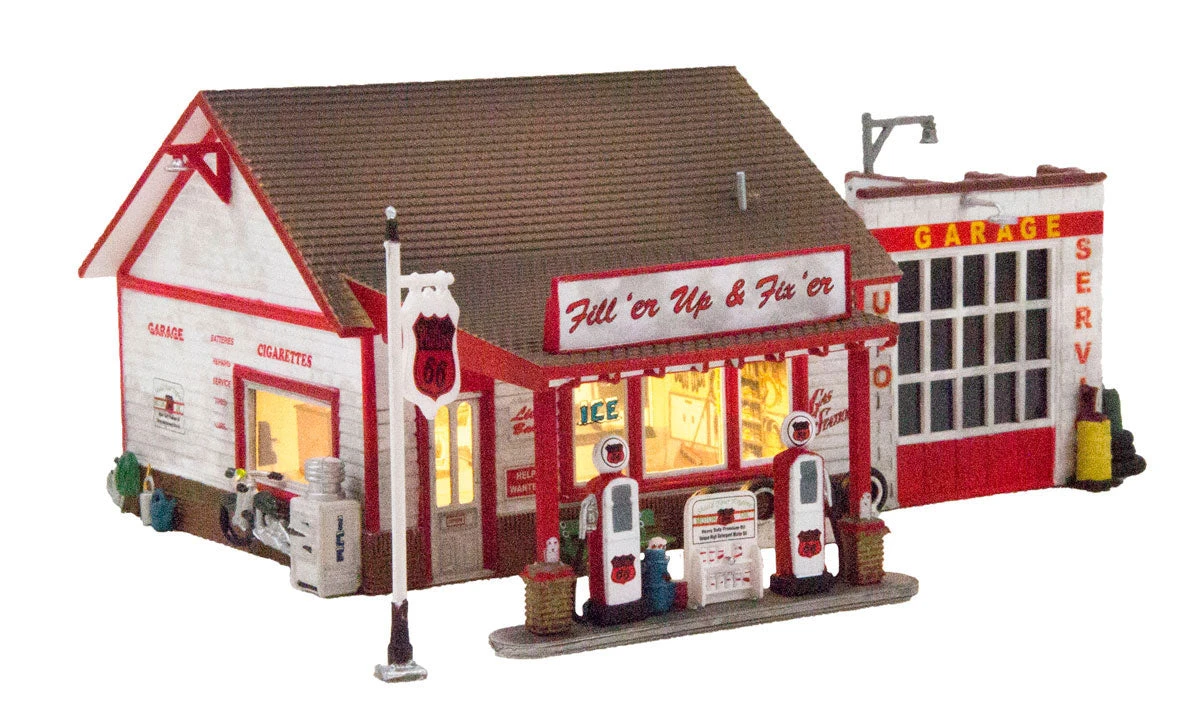 Woodland Scenics BR4922 N Scale Built Up Structure - Fill'er Up & Fix'er - Image 4