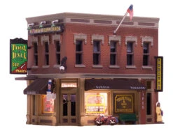 Woodland Scenics BR4923 N Scale Built Up Structure - Corner Emporium W/ LED