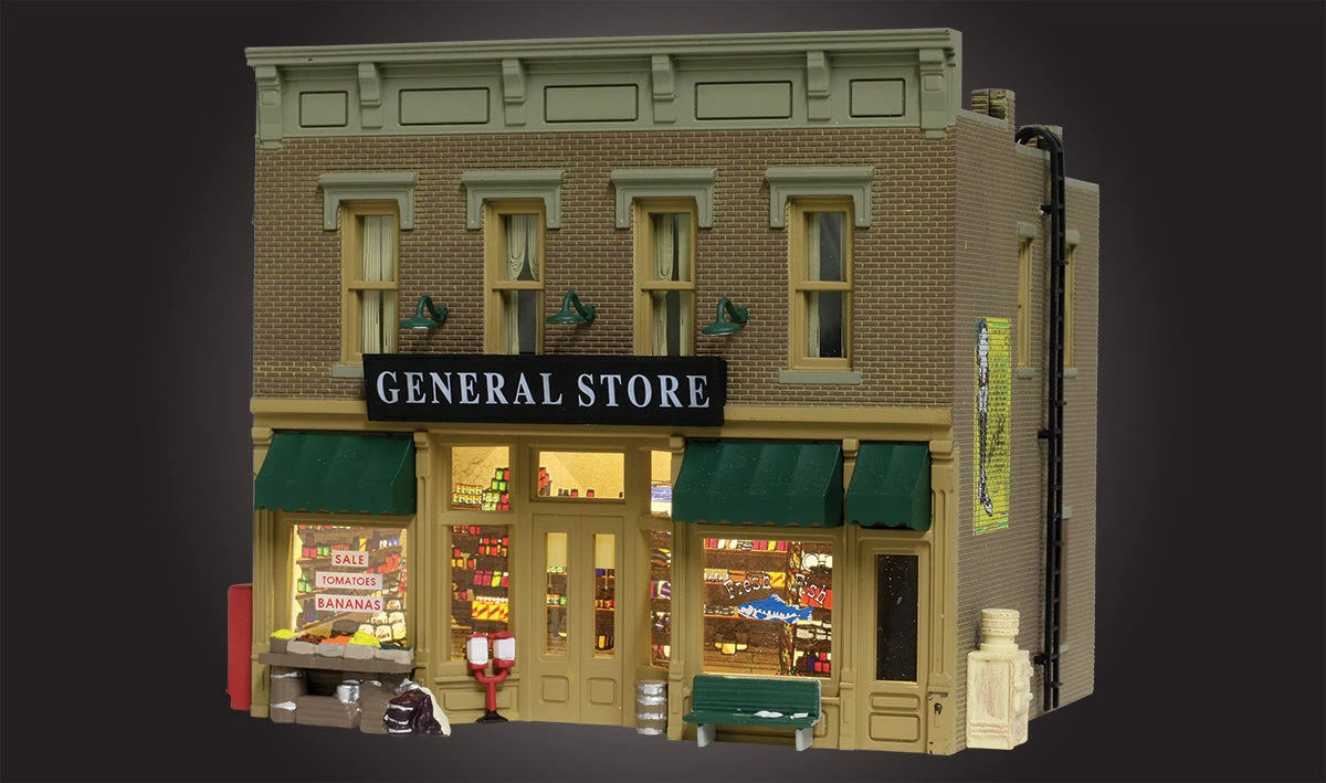 Woodland Scenics BR4925 N Scale Built Up Structure - Lubener's General Store - Image 6
