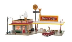 Woodland Scenics BR4929 N Scale Built Up Structure - Drive 'N Dine