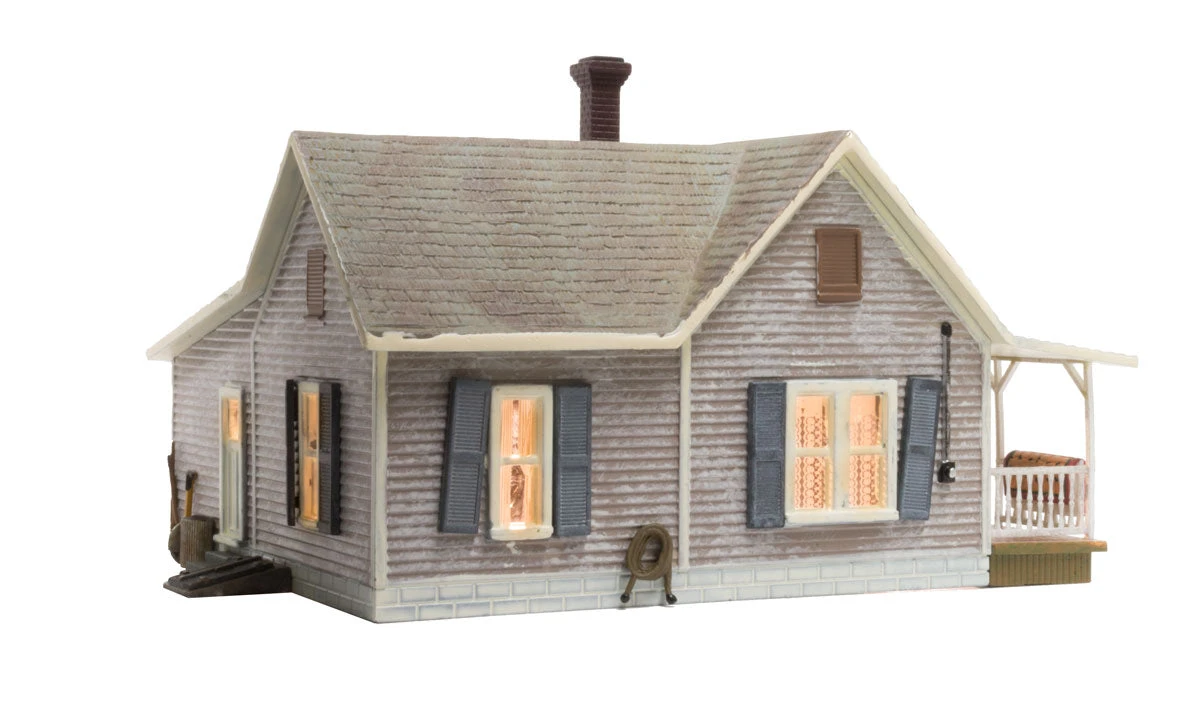 Woodland Scenics BR4933 N Scale Built Up Structure - Old Homestead - LED - Image 2