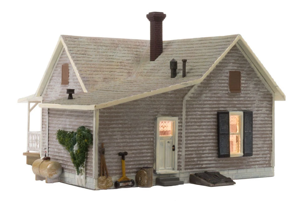 Woodland Scenics BR4933 N Scale Built Up Structure - Old Homestead - LED - Image 3