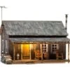 Woodland Scenics BR4955 N Scale Built Up Structure Rustic Cabin