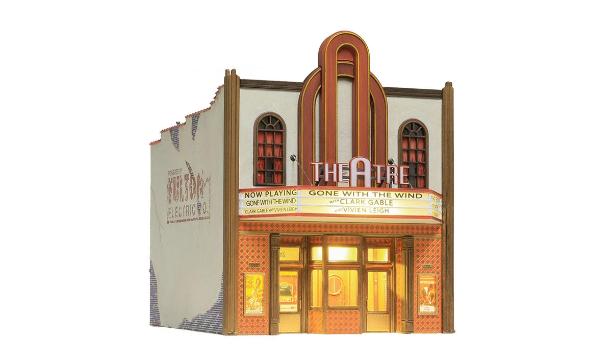 Woodland Scenics BR5854 O Scale Built Up Structure - Theater - Image 2