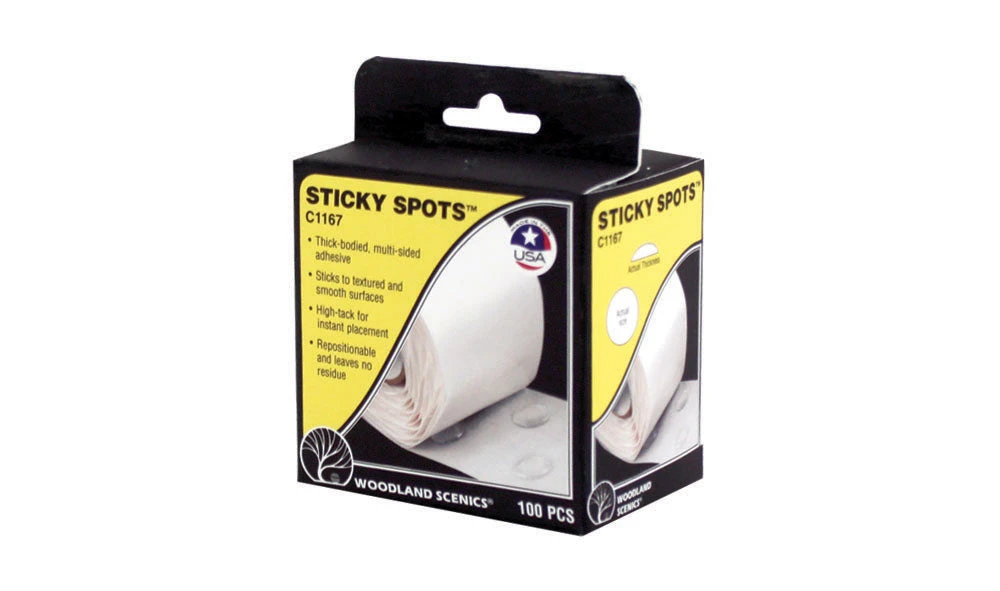 Woodland Scenics C1167 Sticky Spots (100)