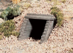 Woodland Scenics C1265 HO Scale Culvert - Timber (2-Pack)