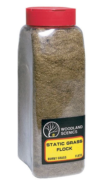 Woodland Scenics FL633 Static Grass Flock Shaker - Burnt Grass (50 Cu. In.) - Image 2