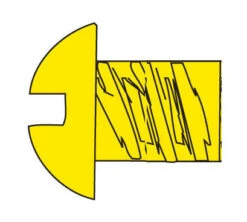 Woodland Scenics H816 Hob-Bits 2-56 1/2" Round Head Machine Screw (5-Pack)