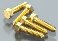 Woodland Scenics H866 Hob-Bits 0-80 1/4" Hex Head Machine Screw (5-Pack)