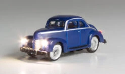 Woodland Scenics JP5618 N Scale Just Plug Vehicles - Blue Coupe