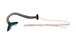 Woodland Scenics JP5662 O Scale Wall Mount Lights, Gooseneck (2-Pack)