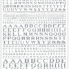 Woodland Scenics MG706 Model Graphics, Roman Letters, Silver