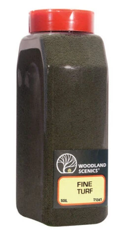 Woodland Scenics T1341 Fine Turf Shaker, Soil (50 Cu. In.)