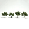 Woodland Scenics TR1503 Ready-Made Tree, Light Green 2-3" (4-Pack)