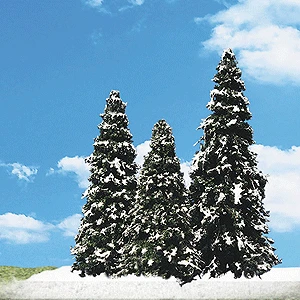 Woodland Scenics TR3567 Classics Tree, Snow Dusted 2.5-4" (5-Pack) - Image 2