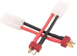 WRH H0301 Female Tamiya Plug To Male Deans Short Wires