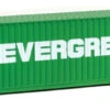Walthers SceneMaster 949-8554 45' Hi Cube Corrugated Container Evergreen